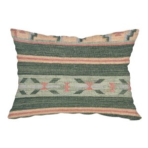 Turkish Kilim Vintage Cushion Cover - 59 x 40 cm