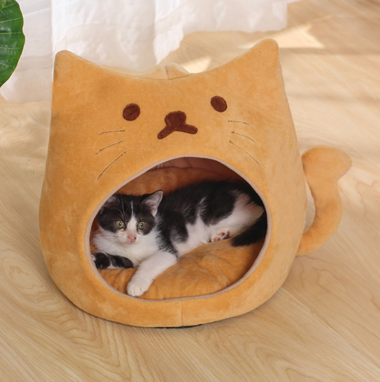 Warm Cozy Cat Bed - Image 8