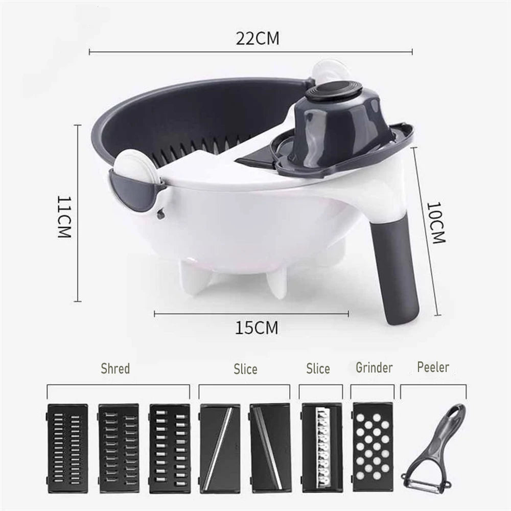 9 in 1 Vegetable Cutter - Image 8