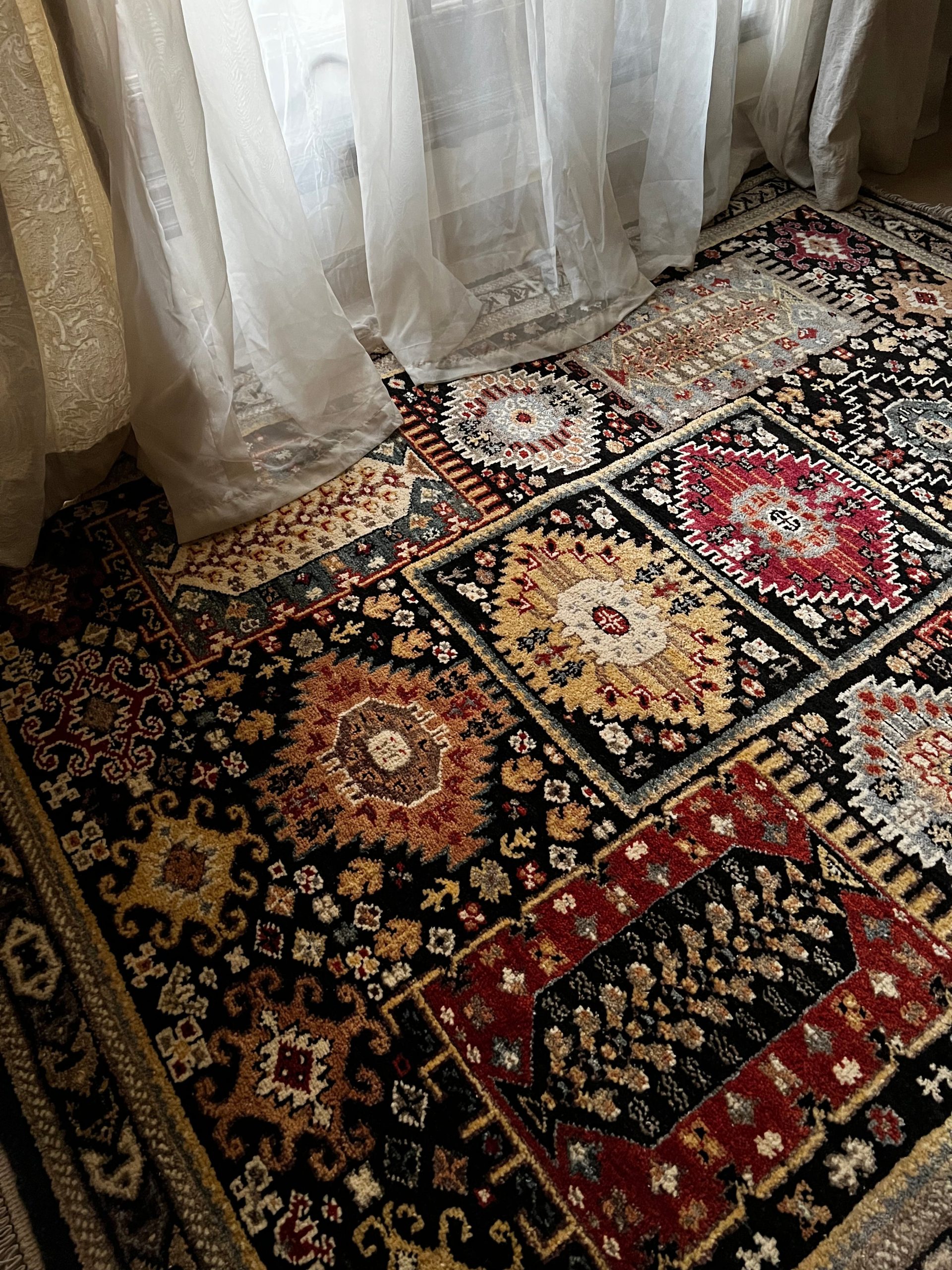 Grana Hand Knotted Rug Sample - 30 x 30 cm - Image 5