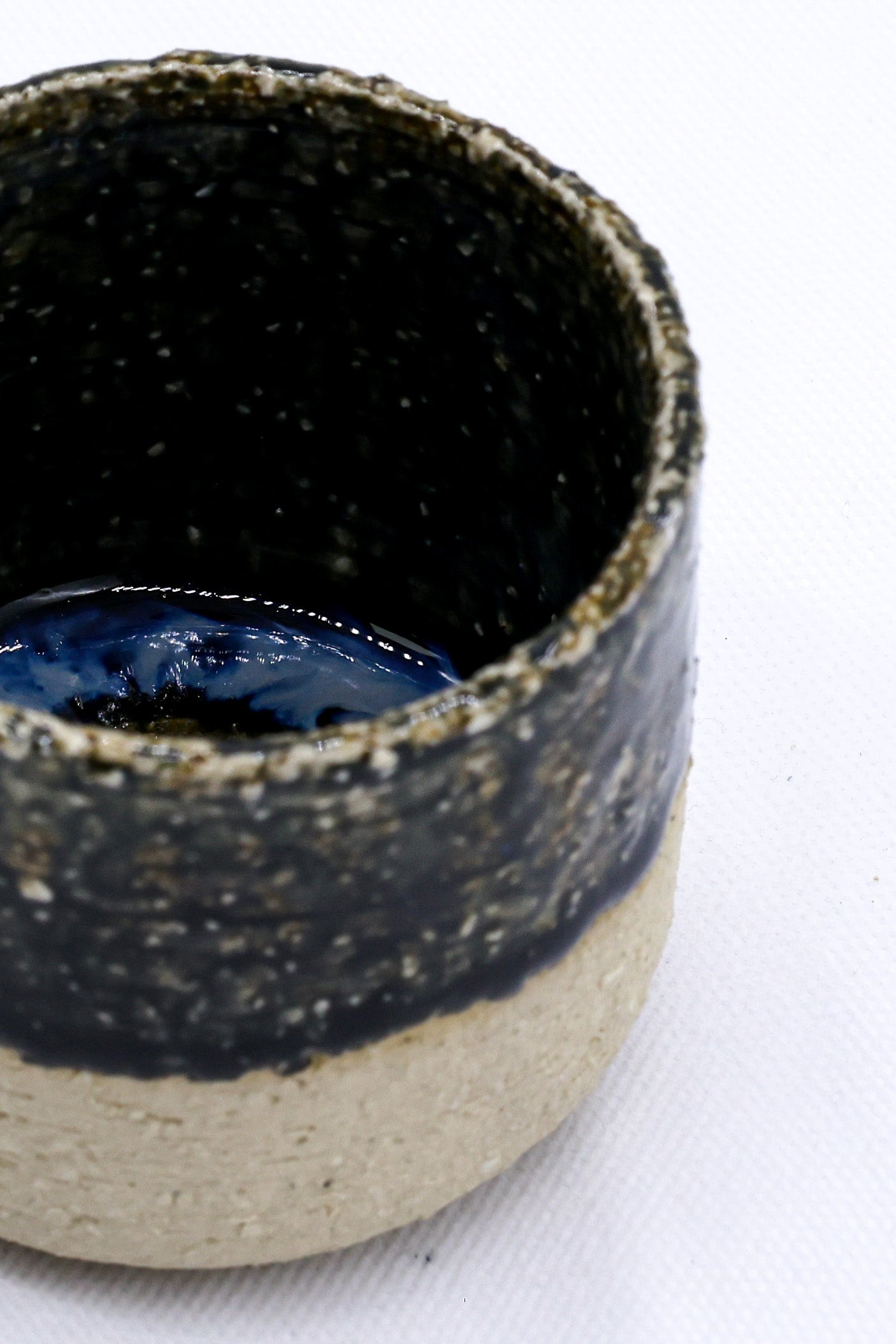 Blunero Picollo Handmade Ceramic Milled Stoneware Espresso Mug - Image 3