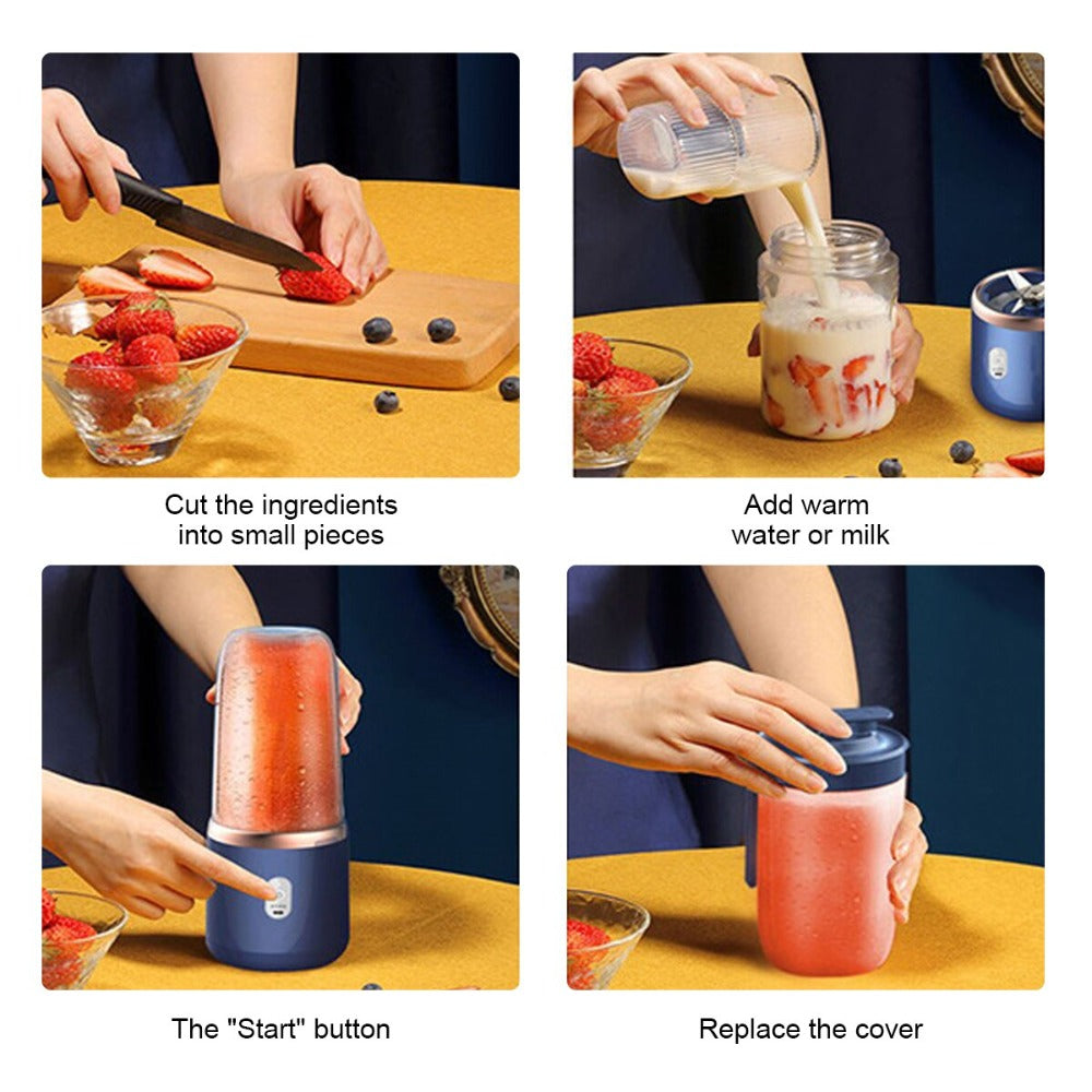 electric juice blender 6 blades - Image 4